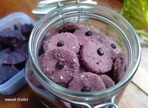 Foto resep Cookies oat ubi ungu (gluten free, sugar free)