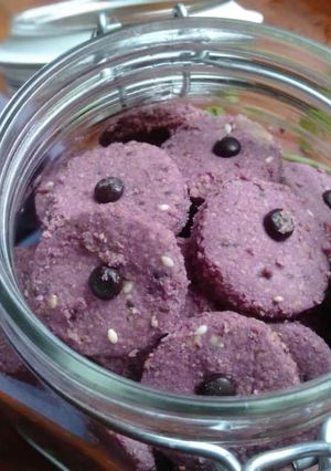 Foto resep Cookies oat ubi ungu (gluten free, sugar free)