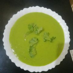 Greenpea soup (minji) A picture of Greenpea soup (minji).