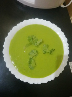 A picture of Greenpea soup (minji).