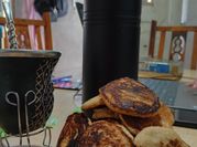 Una foto de pancakes de banana
