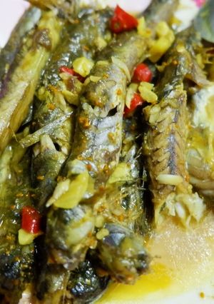 Hình của món Cá kèo kho nghệ.