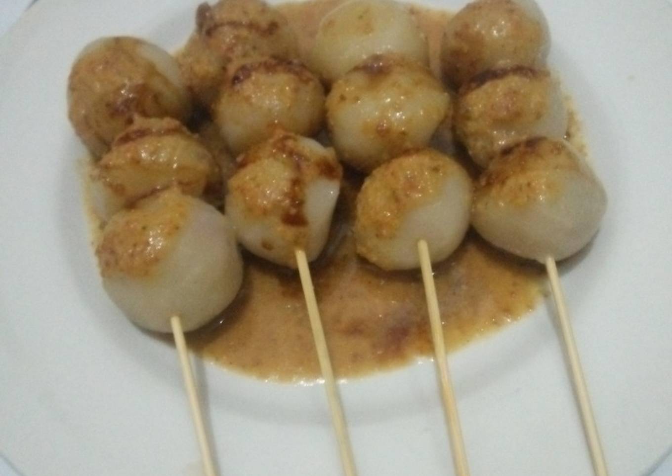 Sate cilok isi ayam