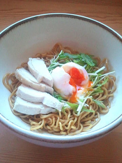 A picture of My Favorite Oil Ramen Noodles (Abura-Soba).