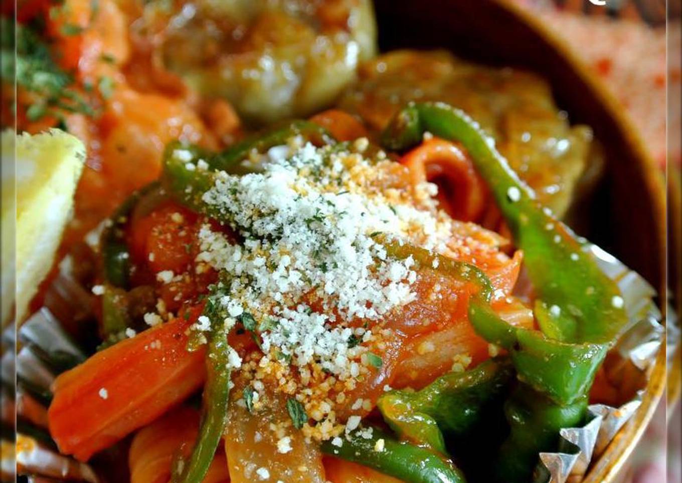 For Bentos or Breakfast! Ketchup Flavored Crab Stick Stir Fry