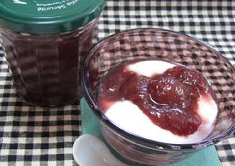 Steps to Prepare Homemade Homemade Grape Jam Using Kyohou Grapes