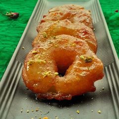 Green apple jalebi A picture of Green apple jalebi.