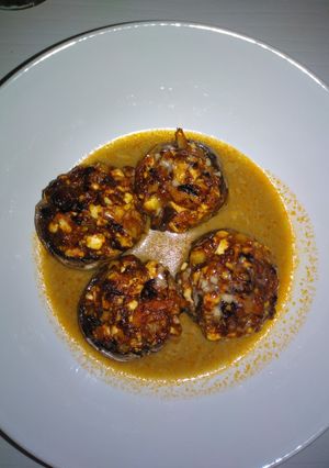 Una foto de Champiñones rellenos