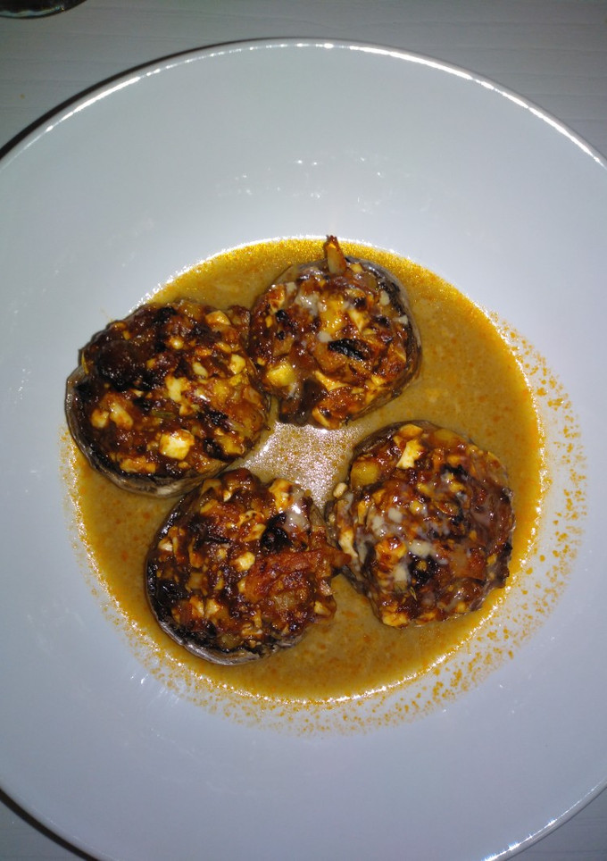 Una foto de Champiñones rellenos