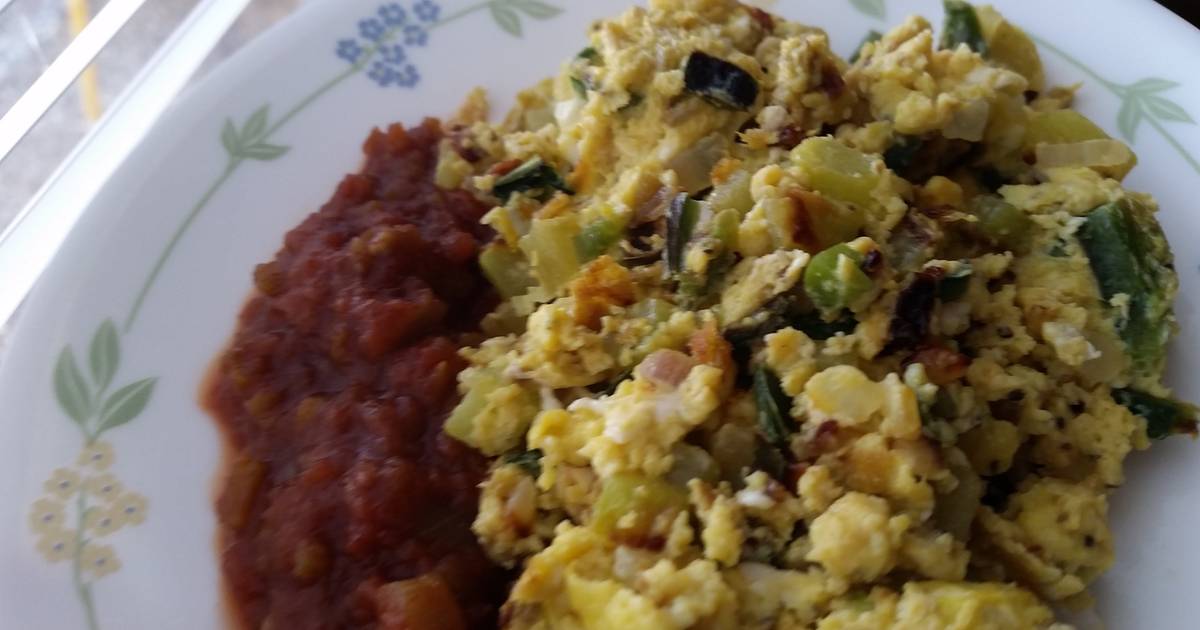 Good Morning Healthy Breakfast Scramble Recipe By Jesusprovides