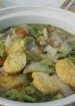 Foto resep Sapo Tahu Ayam
