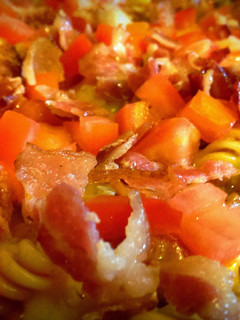 A picture of One Pot Bacon Cheeseburger Casserole.