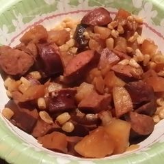 A picture of Hot Link Dump Dish.
