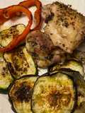 Pollo Asado con Finas Hierbas y Verduras a la Plancha !!!