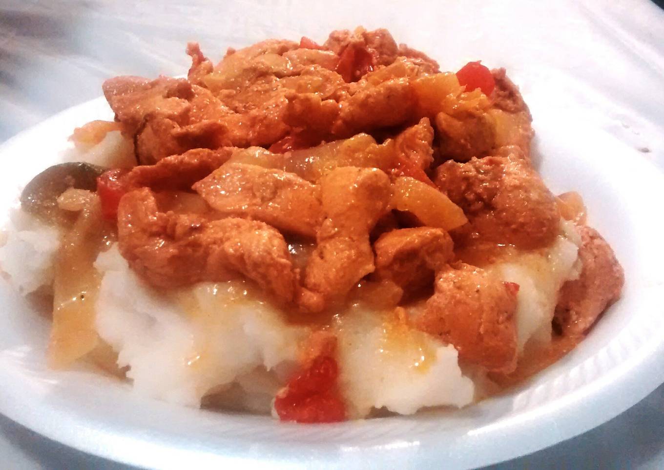 Recipe of Homemade Chicken Fajitas Mashed Potatoes