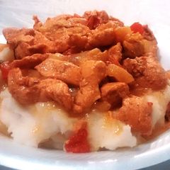 A picture of Chicken Fajitas Mashed Potatoes.