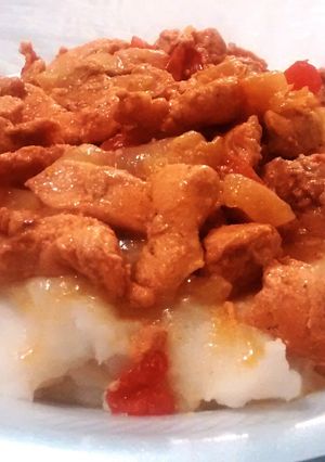 A picture of Chicken Fajitas Mashed Potatoes.