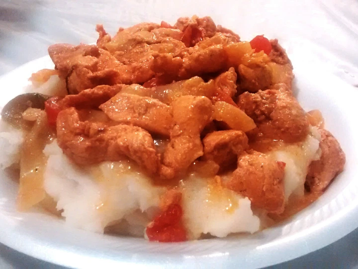 Easy Steps to Prepare Chicken Fajitas Mashed Potatoes the Awesome  Really delicious