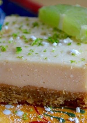 A picture of Key Lime Pie Bars.