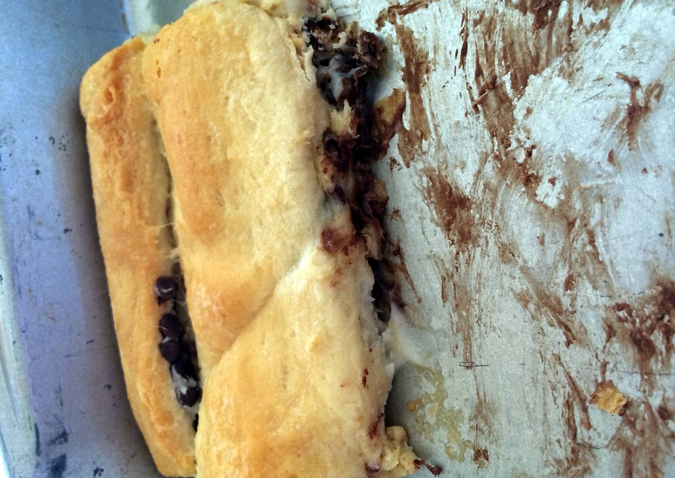 Chocolate Chip Cream Cheese Crescents