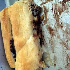 Chocolate Chip Cream Cheese Crescents A picture of Chocolate Chip Cream Cheese Crescents.