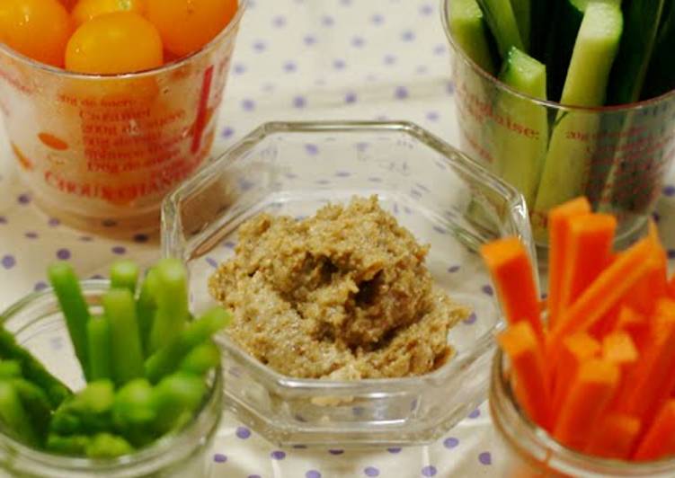 Simple Way to Prepare Award-winning A Dip For Raw Crudités! Miso Sesame Mayonnaise Sauce