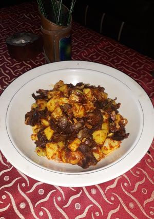 Foto resep Sambel goreng ampela ayam+kentang+pete dengan saus teriyaki