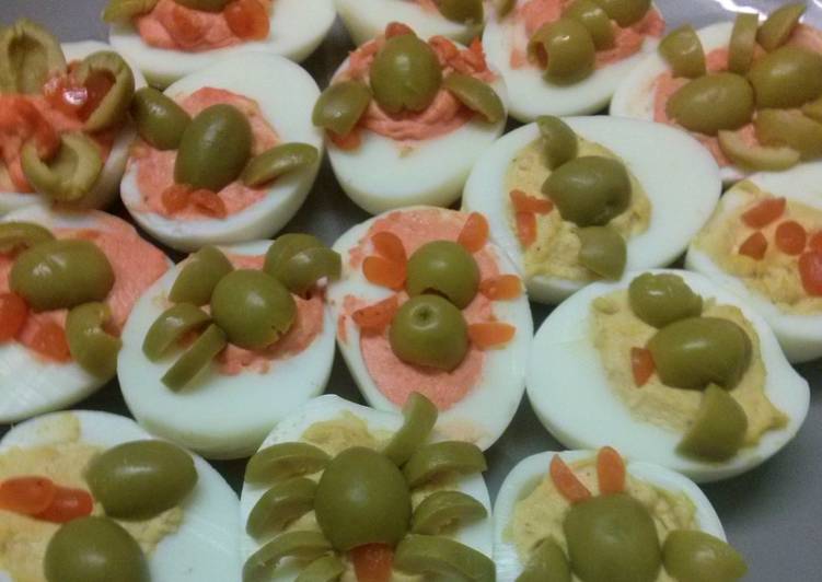 Creepy Crawlers Deviled Eggs