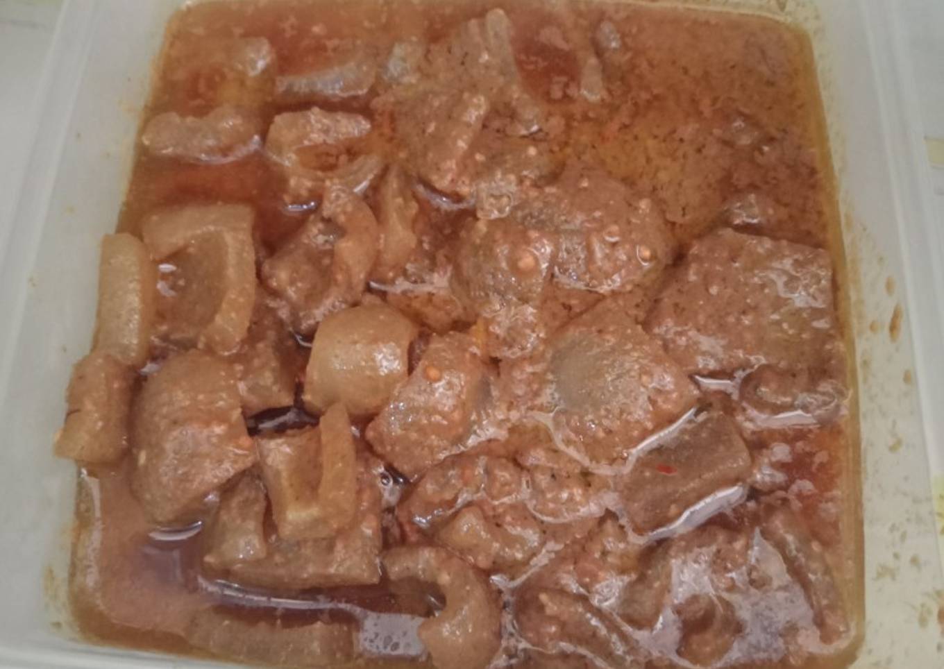 Kikil bumbu kacang