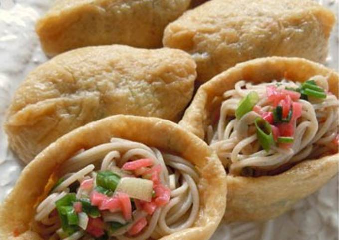 Steps to Prepare Ultimate Macrobiotic Soba Inari Sushi