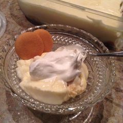 A picture of Banana pudding.
