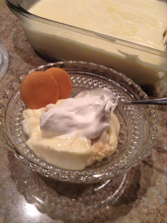 A picture of Banana pudding.