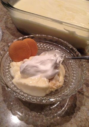 A picture of Banana pudding.