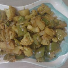 A picture of Mixed vegetable masala.