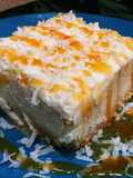 Postre congelado de piña colada