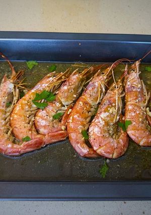 Foto principal de Gambones al horno en su punto perfecto