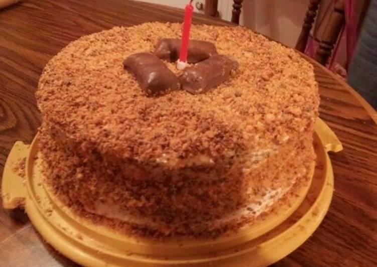 Easiest Way to Make Award-winning Butterfinger crumb cake