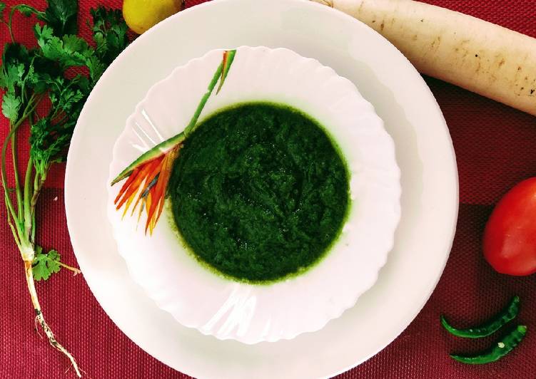 Recipe of Super Quick Homemade Coriander chutney