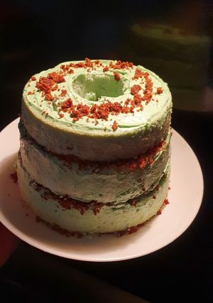 Foto resep Klepon Cloud Cake/ Angel Food Cake