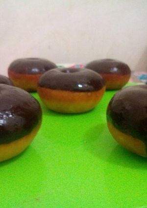 Foto resep Donat empuk tanpa kentang dan telur "recomended"