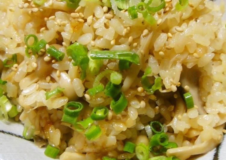 Recipe of Any-night-of-the-week Easy Mushroom Rice that Anyone Can Make