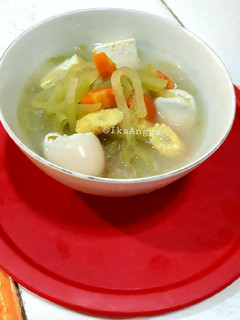 Foto resep Bobor Labu Siam Telur Puyuh