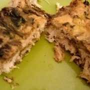Una foto de Budín de pollo y espinaca