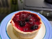 Una foto de masa cheesecake