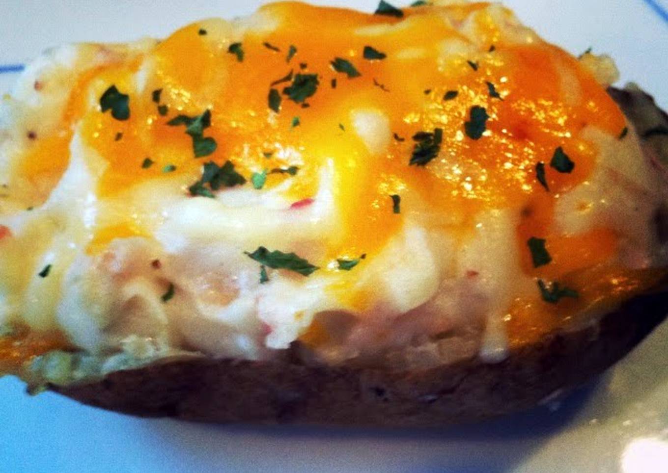 Irvixen's Easy Ranch N' Bacon Double Stuffed Potatoes