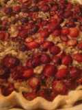 maple-walnut cranberry pie