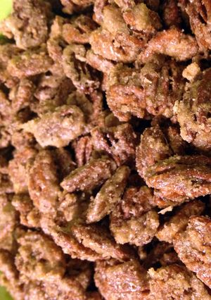 A picture of Cinnamon Sugar Pecans.