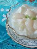 Easy but Amazing Lychee & Coconut Pudding