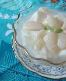 Easy but Amazing Lychee & Coconut Pudding