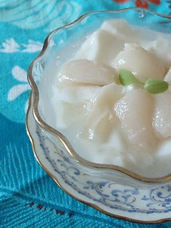 A picture of Easy but Amazing Lychee & Coconut Pudding.